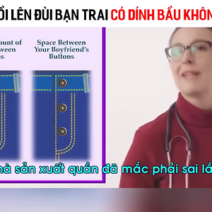 Ngồi lên đùi bạn trai có bị dính bầu không ?